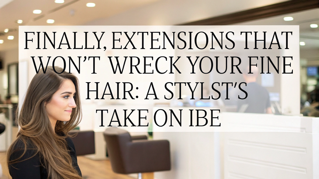 invisible bead extensions for fine thin hair results